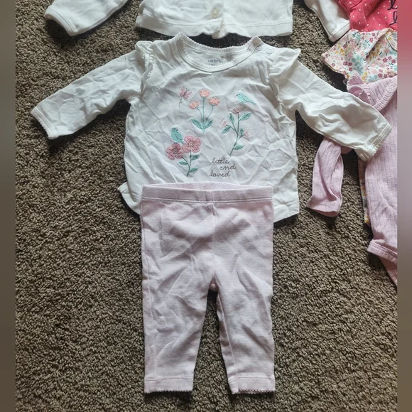 Baby Girls Size 3M Baby Clothes Bundle - Lot Of 11 Pieces - Picture 2 of 7